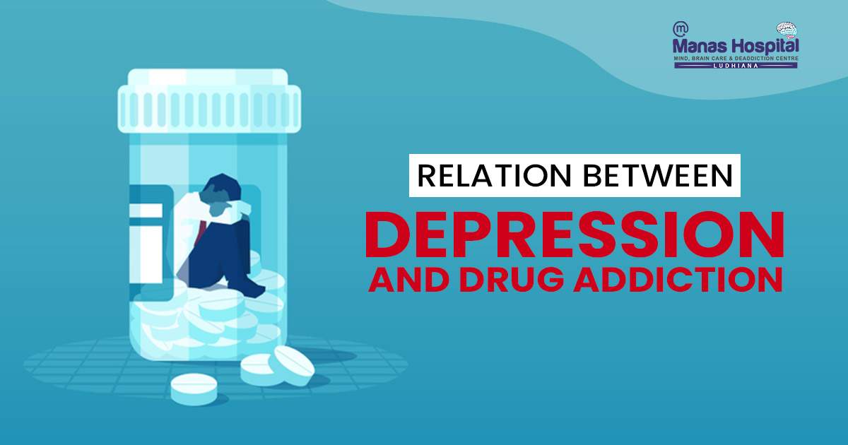 Relation between depression and drug addiction