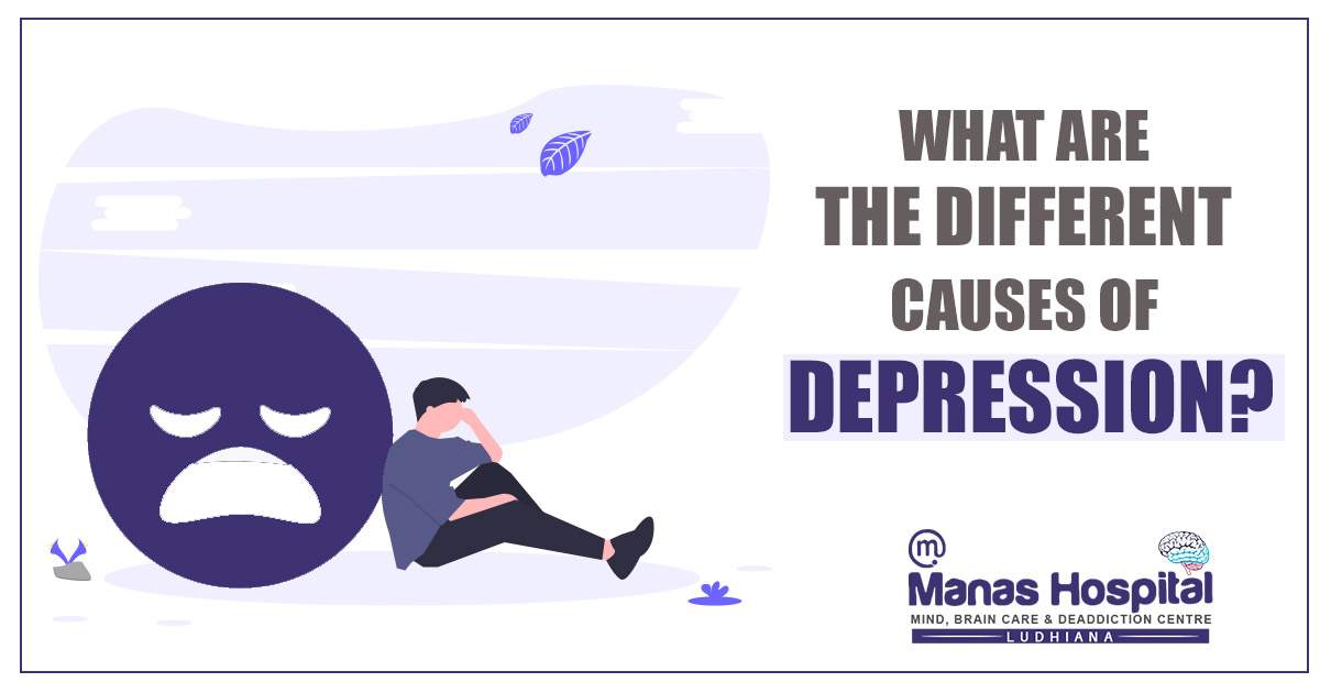 What are the different causes of depression