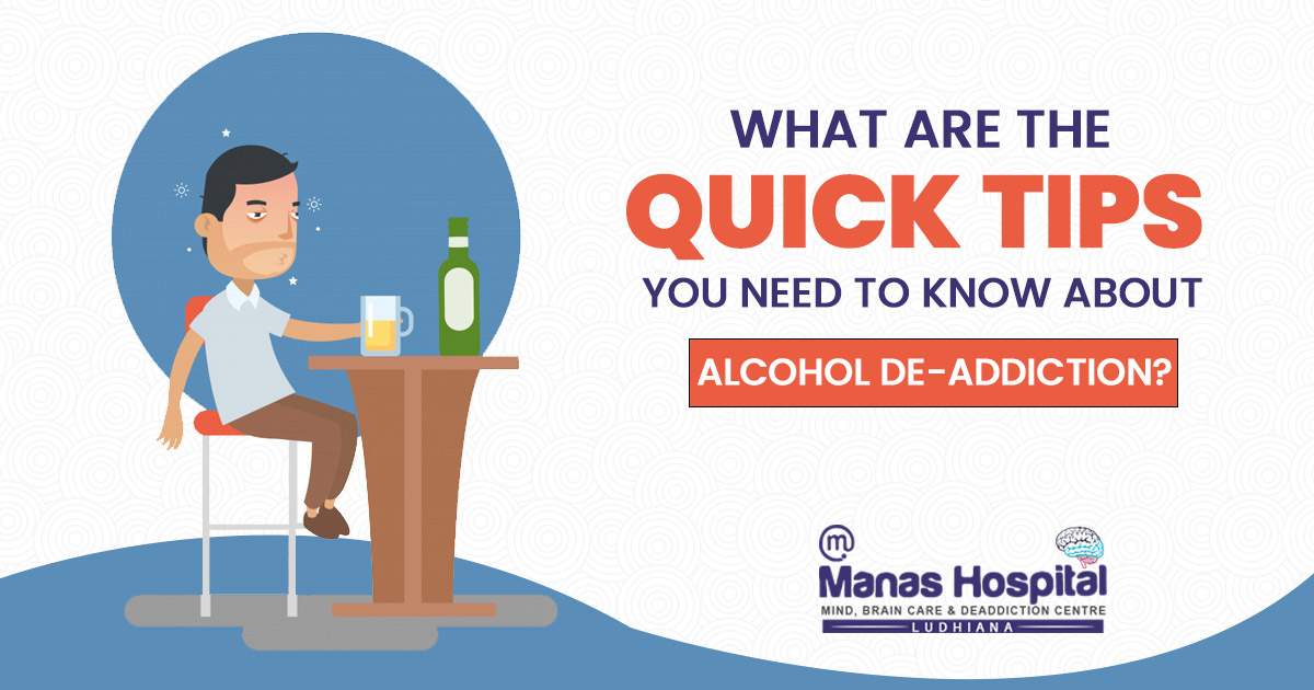 What are the quick tips you need to know about alcohol de-addiction